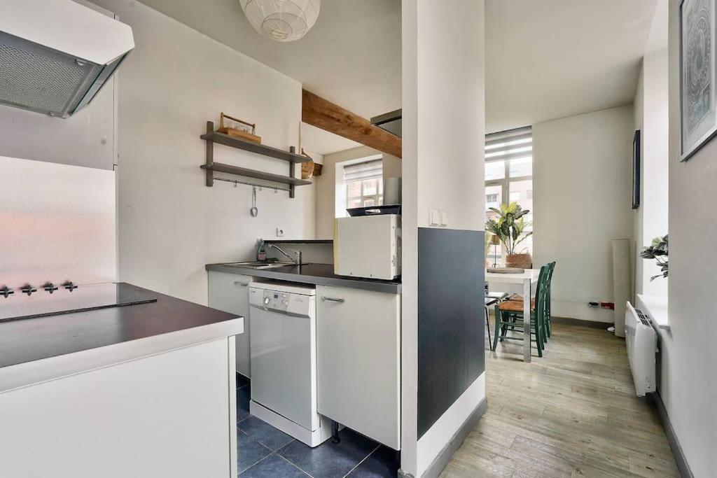 Appartement Lumineux Et Calme Parking Gratuit Lille Ngoại thất bức ảnh